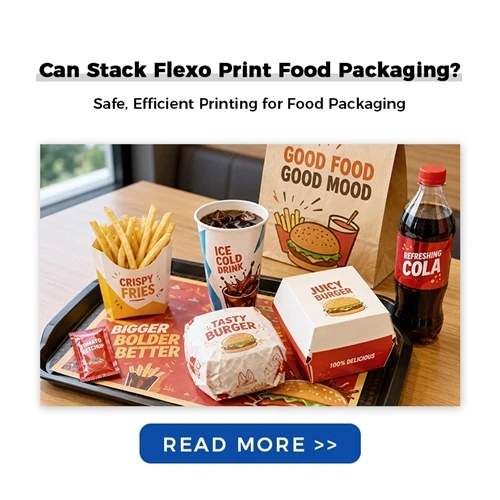 スタックフレキソ印刷は食品包装に使用できますか？